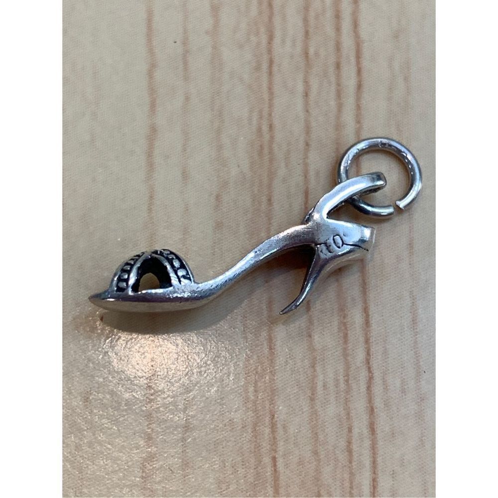 .925 Vintage High Heel Shoe Sterling Silver Jewelry Charm #shoe collector